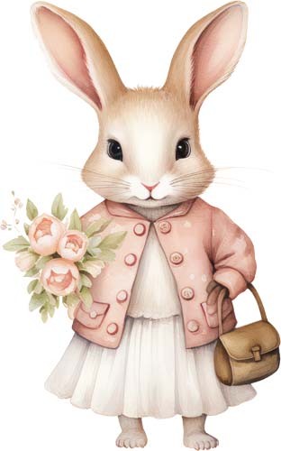 Colourful peter rabbit flower - colourful,