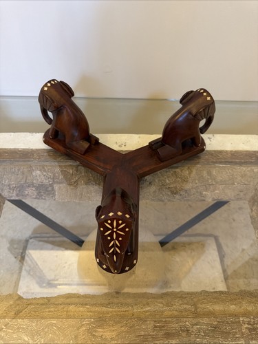 Vintage hand carved solid - hand,