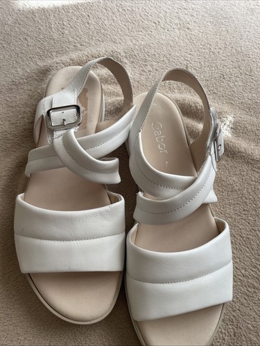 Gabor smooth white leather - smooth,