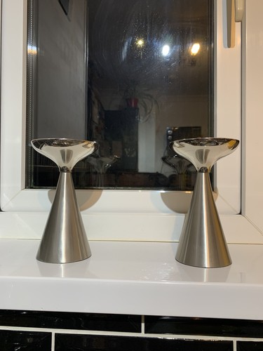 Pair contemporary brushed - pair,
