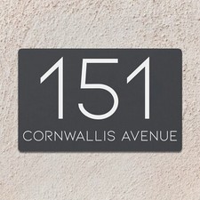 Floating House Number Plaques