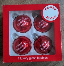 Rude Christmas Tree Baubles