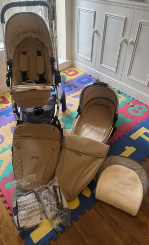Egg beige pram pushchair - pram,