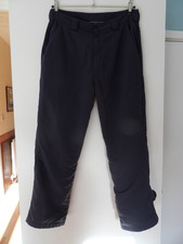 Rohan Waterproof Walking Trousers Mens Dryliners Navy Blue Waist 34 Short