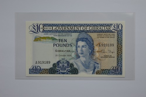 Gibraltar 1986 ten pounds - 1986,