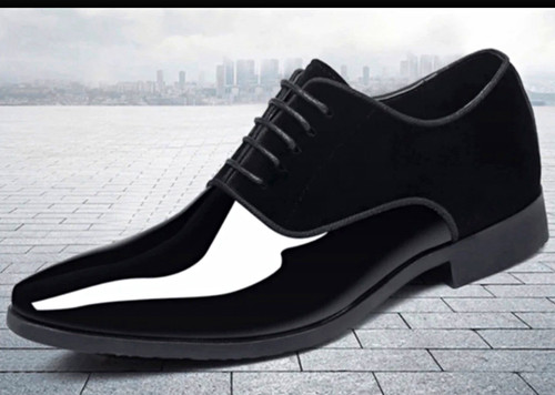 Men black shiny - black,