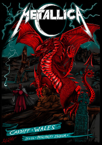 Metallica 2026 tour poster - metallica,