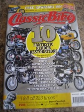 CLASSIC BIKE JAN 2007 READER RESTORATIONS DAVE CROXFORD LAVERDA EGLI-VINCENT REX