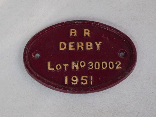 Mk1 coach plate - mk1,