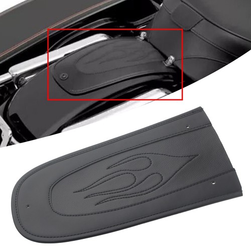 Black flame rear fender - black, bib
