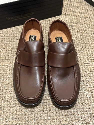 Brown leather roland - brown,