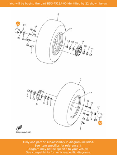 Yamaha cap wheel - yamaha,