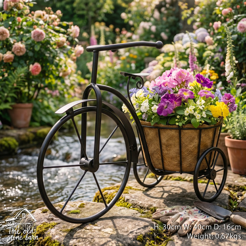 Planter trike bicycle black - trike,