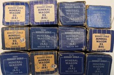 12 Vintage Hornby-Dublo Mineral Wagon D2 B R Gauge OO Set