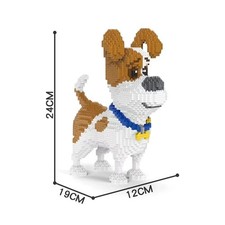 Building Blocks Set Dog Model Dachshund Animal Figure Puppy Toy Gift 2100pcs