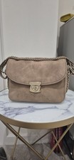 Reiss Suede Beige Chain Strap