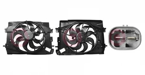 Radiator fan motor for