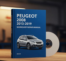 Peugeot 2008 2013-2019  Workshop Repair Manual on CD