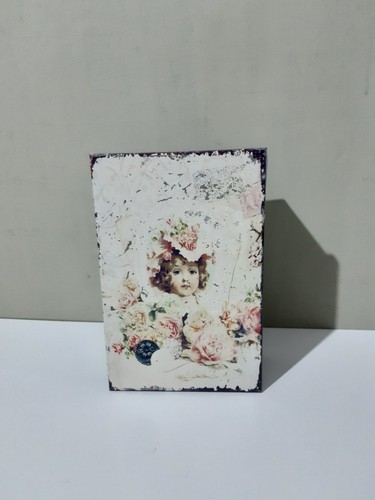 Metal keepsake tin with - metal,