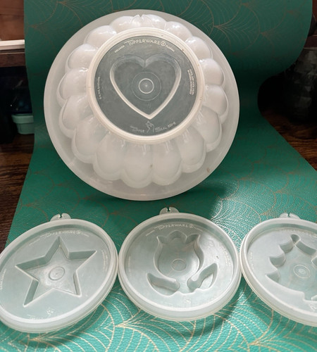 Vintage tupperware jelly mould - vintage,