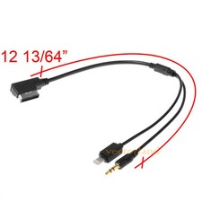 AUDI VW Car Music Audio AUX Cable AMI MMI MDI Interface for iPhone 9 10 11 12 13