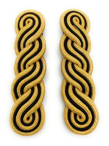 Shoulder cord epaulettes gold - cord,