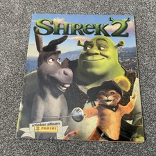 Panini Disney Pixar Shrek 2 Sticker Album Collection Vintage Retro Animated