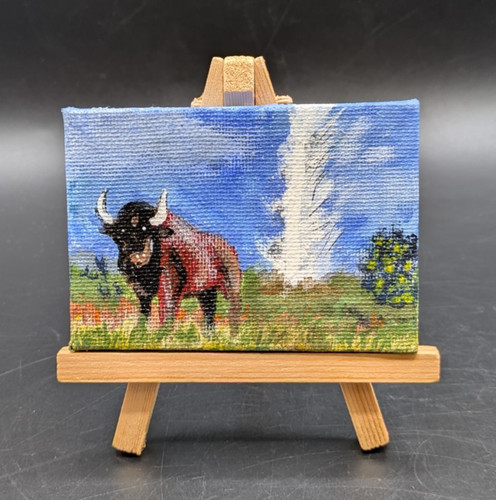 Original miniature acrylic - original,