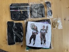 Fancyset 80s Shell Suit Fancy Dress Unisex Retro Tracksuit 80 Disco Outfit Small