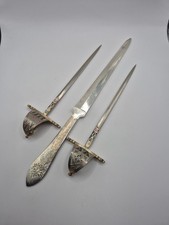 Joblot Of Letter Openers, One Silver Plated 2 X Toledo's Sword Letter Openers
