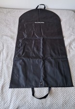 Balenciaga Garment Carrier Bag Dust Cover Black Waterproof 64x120cm