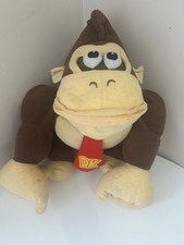Super Mario Donkey Kong Teddy Plush Soft Toy Vintage Retro 46cm 18 In