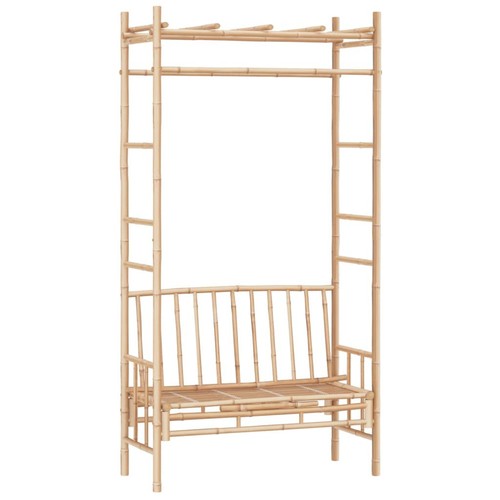 Garden bench with pergola - bench,