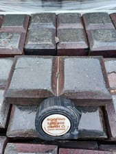 Reclaimed Batch Of 1800 Ruabon Staffs Blue Victorian 2 Block Pavers