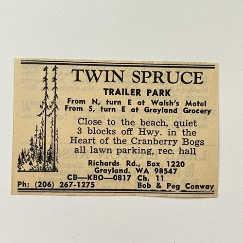 Twin spruce trailer park bob - twin,