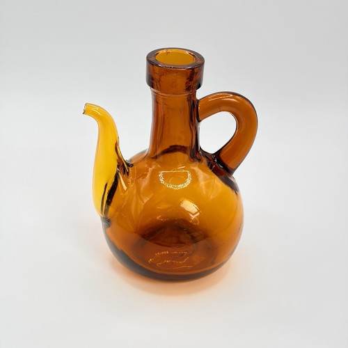 Vintage oil jug - vintage, amber