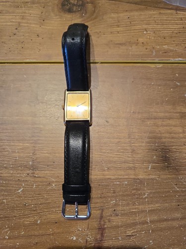 Seiko tank vintage gold tone - seiko,