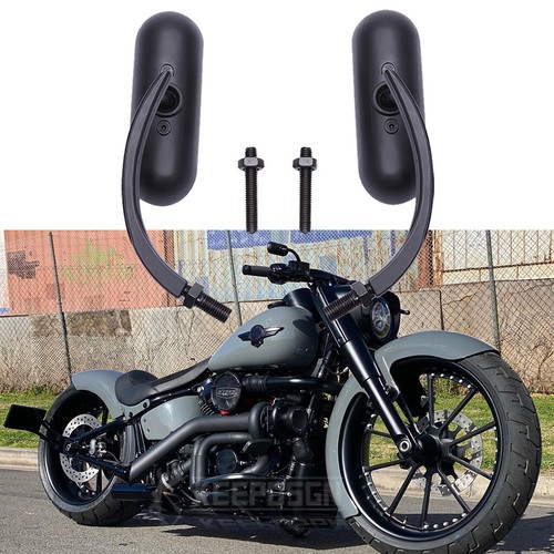 Black motorcycle mirrors - motorcycle,