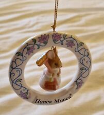 Vintage Beatrix Potter Hunca Munca Collectible Ornament Hanging Decoration 1989