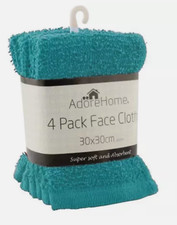 4 Pack Cotton Face Towels