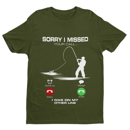 Funny fishing shirt sorry i - funny, t