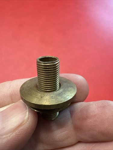 Brass oil lamp adapter - #1,