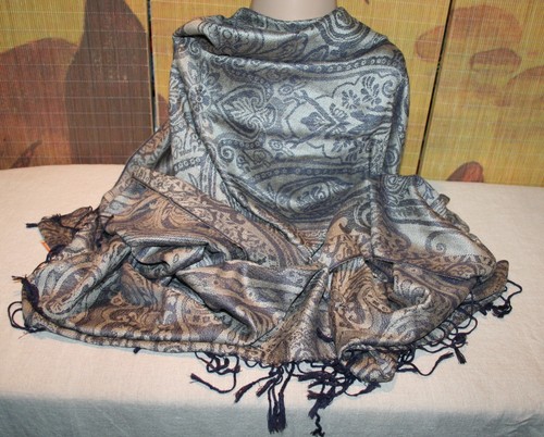 Pashmina soft navy - soft, &