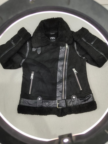 Zara black shearling aviator - zara,