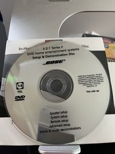 Bose 3 2 1 series II DVD Home