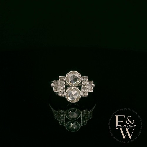 18ct white gold ring farley - gold,