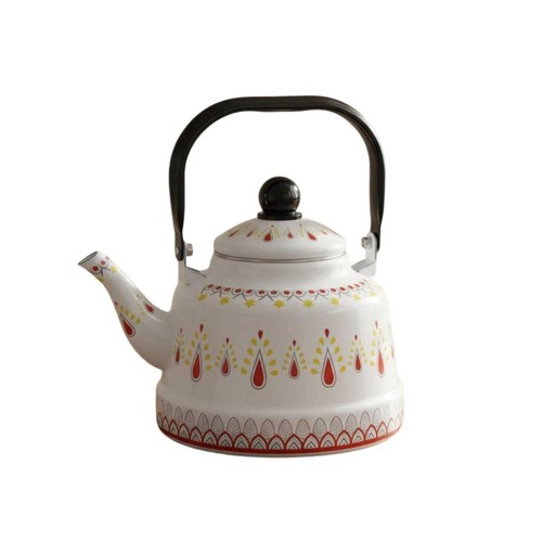 Heat resistant enamel kettle - enamel,