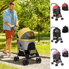 PawHut 3-In-1 Pet Stroller