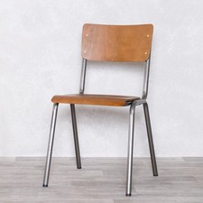 GUNMETAL STACKING CAFE CHAIR
