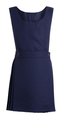 Girls pleated bib - pleated, pinafore
